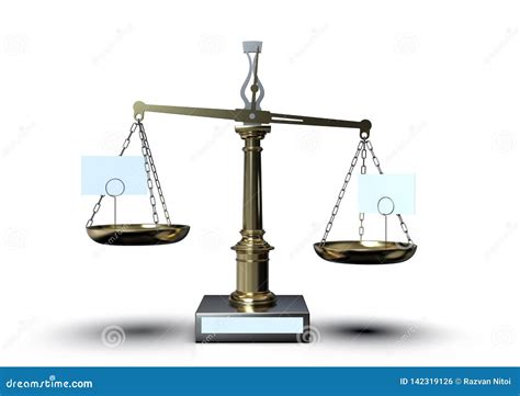 Imbalanced Scales Royalty Free Stock Photography