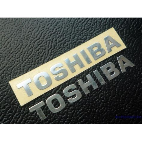 Toshiba Label Sticker Badge Logo