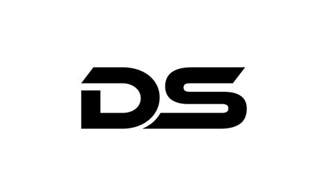 Ds Logo Design Initial Ds Letter Logo Design Monogram Vector Design