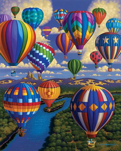 Balloon Festival 1000 Piece Dowdle Jigsaw Puzzle