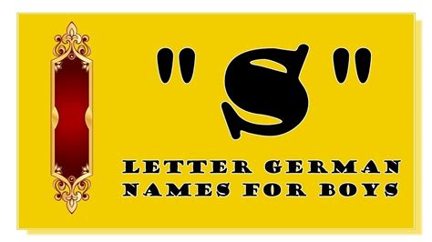 Labrador retriever names for your best bud. MODERN AND TRADITIONAL GERMAN NAMES FOR BABY BOYS ...