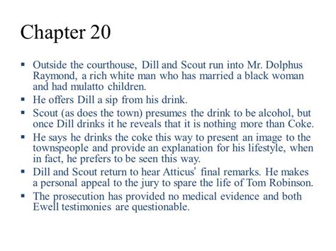 Summary Of Chapter 20 In To Kill A Mockingbird To Kill A Mockingbird