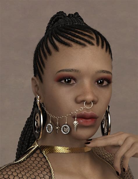 tambika african american tribal for g8f daz content by warloc ph