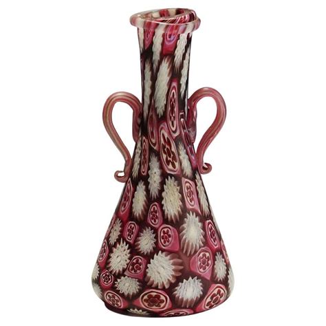 Five Small Fratelli Toso Millefiori Vases Murano Circa 1910 For Sale At 1stdibs