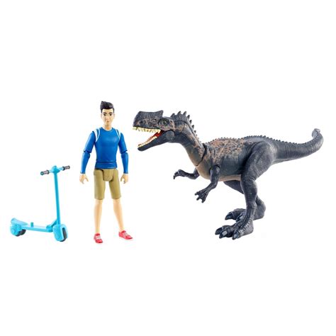 Buy Jurassic World Human And Dino Pack Kenji And Monolophosaurus Action