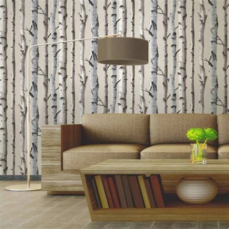 Ardemy canvas wall art white birch trees picture painting one panel blue forest landscape, modern nature teal artwork prints 48x24 xlarge size framed for home office bedroom living room wall decor 4.6 out of 5 stars 2,100 Birch Tree Neutral | Wallsorts