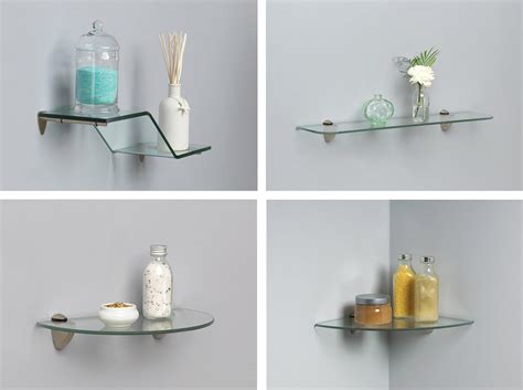 Glass shelves from smedbo, tre mercati, croydex and many more other brands now available at cheap prices. John Sterling KT-0134-1212SN Glass Corner Shelf Kit, Satin ...
