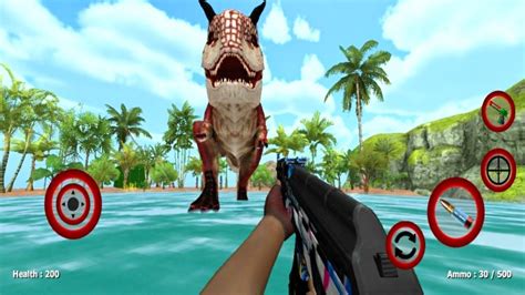 Dinosaur Hunter Games 2021 Dino Bloody Island Android Gameplay