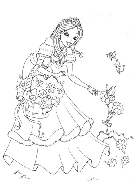 ‎coloring pages game for kids to paint or color beautiful fairytale princesses if your kids like princesses and fairy tales stories, drawing and coloring, this app is perfect for them. Print & Download - Princess Coloring Pages, Support The ...