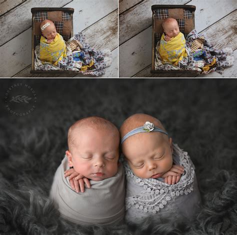 Newborn Twins Twin Session Boygirl Twins Twin Session Twin Photo