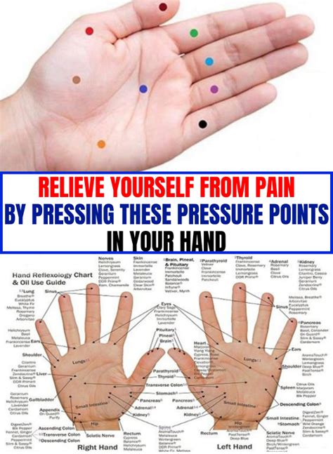 Relieve Yourself From Pain By Pressing These Pressure Points In Your