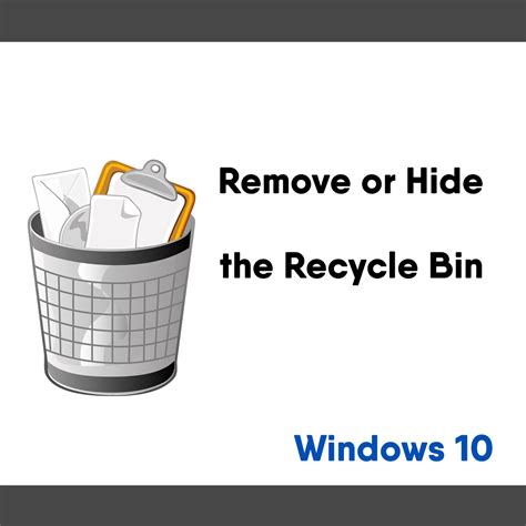 Instant How Learn Tech Instantly Remove Or Hide The Recycle Bin From