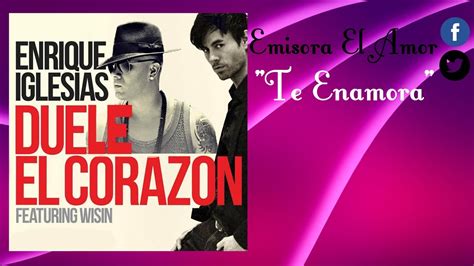 Enrique Iglesias Duele El Corazon Feat Wisin Audio Oficial Youtube