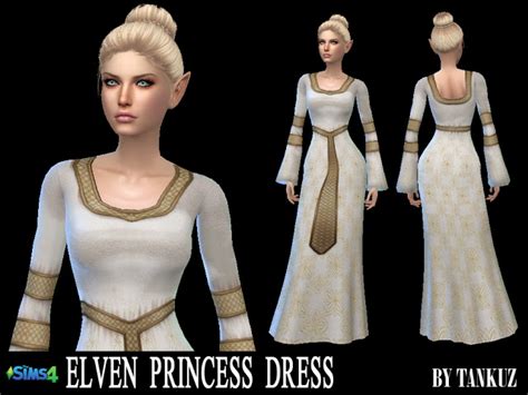 Elven Princess Dress At Tankuz Sims4 Sims 4 Updates