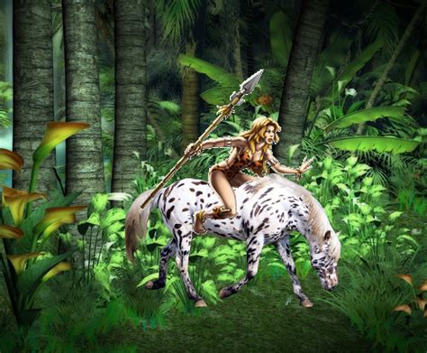 Jungle Girl Shanna Rides On Her Horse Jungle Girls Fan Art 38785837