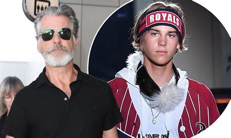 pierce brosnan cuts a suave figure in a casual ensemble daily mail online