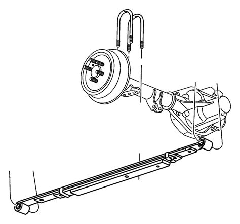 Diagram of oem suspension, rear. Dodge Dakota Leaf Spring (Rear) - 52106764AB | Lindsay ...