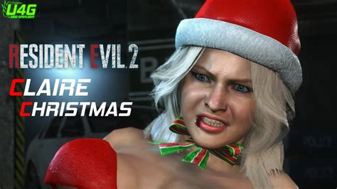 Claire Christmas Girl Resident Evil 2 Remake Mod Youtube