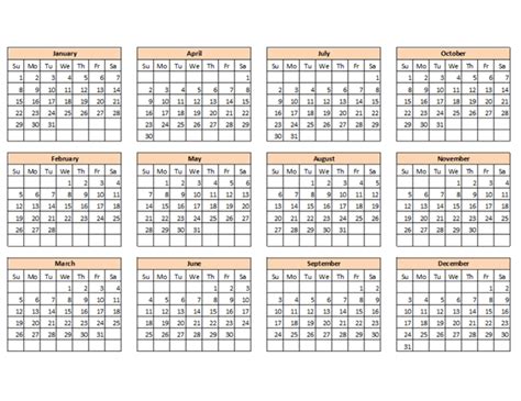 Plantilla Calendario Escolar De Cualquier A 241 O 1 Excel Gratis Riset