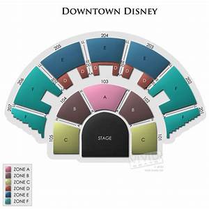 Disney Springs Seating Chart Vivid Seats