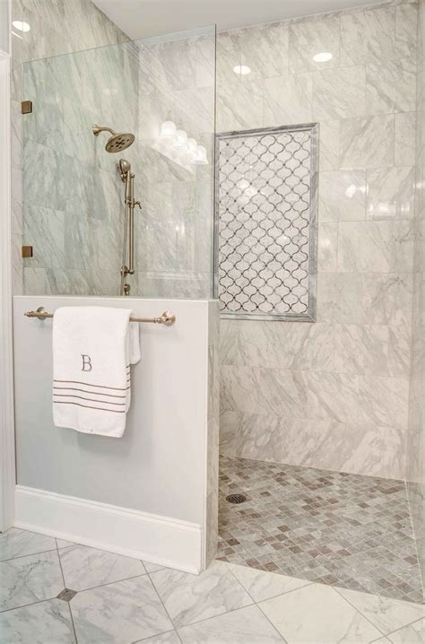 half wall shower glass shower wall bathroom remodel shower bathroom remodel shower half