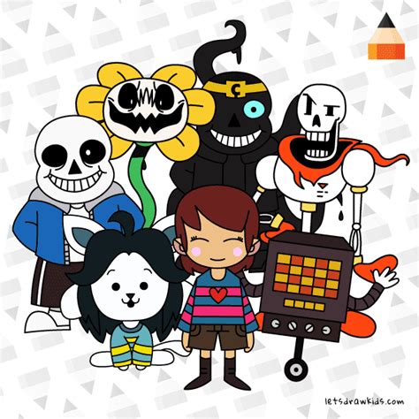 How To Draw Undertale Characters Undertale Coloring Book