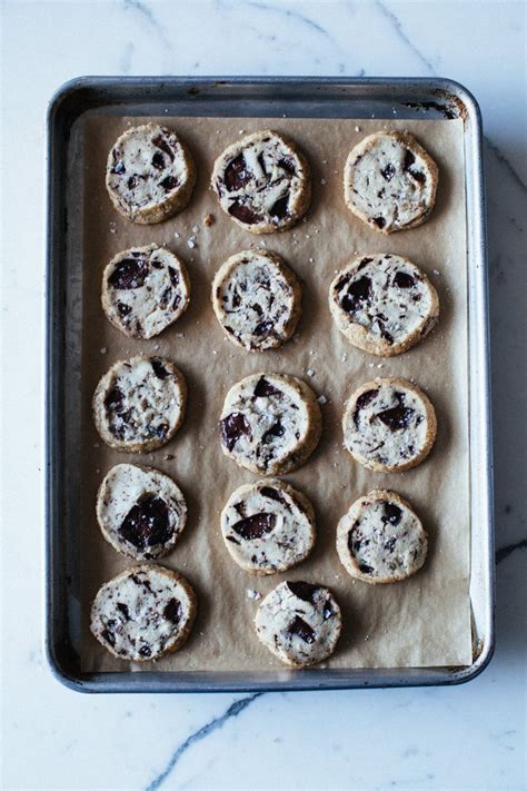 Alison Romans Salted Butter Chocolate Chunk Shortbread Cookies Or The