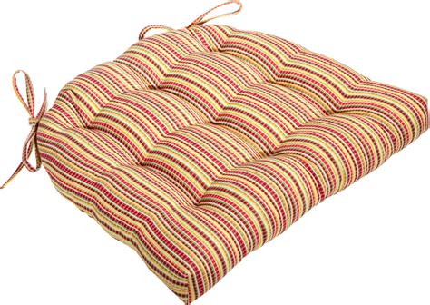 Yellow Stripe Dining Chair Pad Yellow Red Plaid Rocking Chair Pads