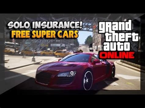 In gta 5, you can insure the cars by taking them to any los santos customs shop. GTA 5 Glitches - Solo Insurance Glitch - How To Get Free ...
