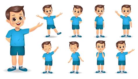 Boy Cartoon Character Images Free Download On Freepik