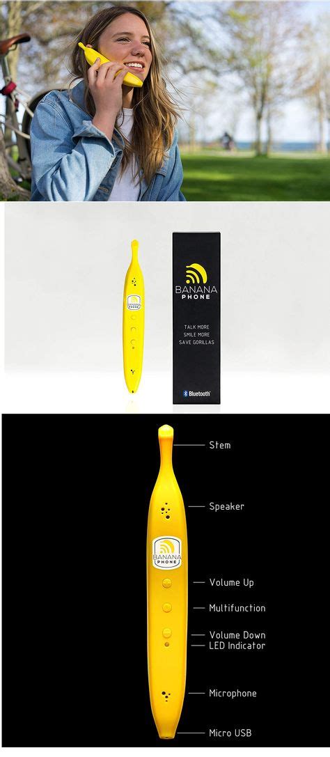 Banana Phone Banana Shaped Wireless Bluetooth Mobile Handset