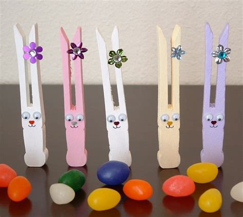 These Bunnies Crafted Using Old Fashioned Clothespins Are Perfect For