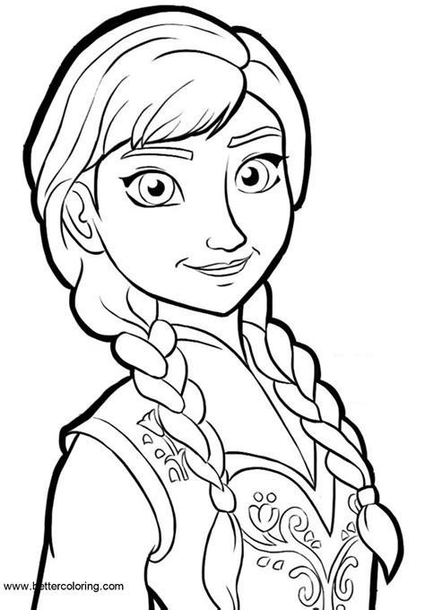 In the section frozen coloring pages you will find remarkable coloring pictures from the animated film about the fearless and brave princess anna and her friends: Frozen Princess Anna Coloring Pages - Free Printable ...