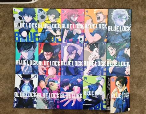 Blue Lock Manga Anime Volume 1 18 English Comic Book Set Fast Shipping
