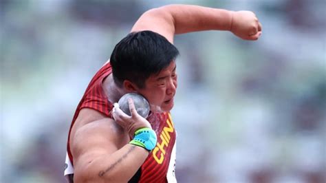 Chinas Gong Lijiao Wins Gold Medal In Womens Shot Put Cbc Sports