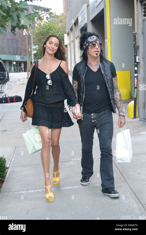 Nikki Sixx And Courtney Bingham Out In New York Featuring Nikki Sixxcourtney Bingham Where