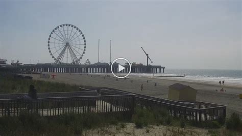 Steel Pier And Boardwalk Live Atlantic City Webcam