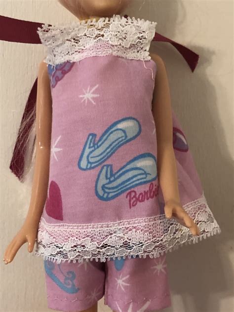 Barbie Handmade Piece Pajama Set Includes Baby Doll Top Etsy