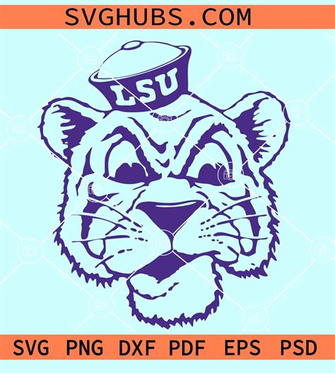 LSU Tigers SVG Go Tigers SVG College Football Team SVG Game Day Svg