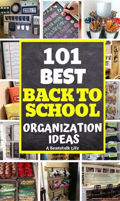 101 Best Back To School Organization Ideas Back To School