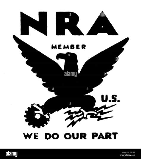 New Deal Nra Symbol Nsymbol Of The National Recovery Administration