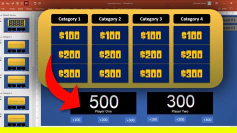 How To Make Jeopardy Game In PowerPoint With ScoreBoard Free Download PowerPoint Game Templates
