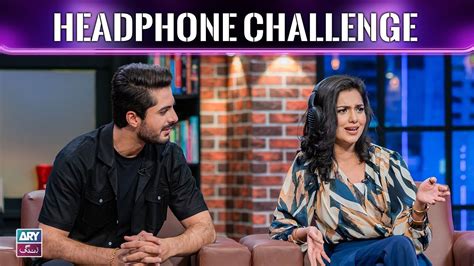 Headphone Challenge Tuba Anwar The Night Show With Ayaz Samoo Youtube