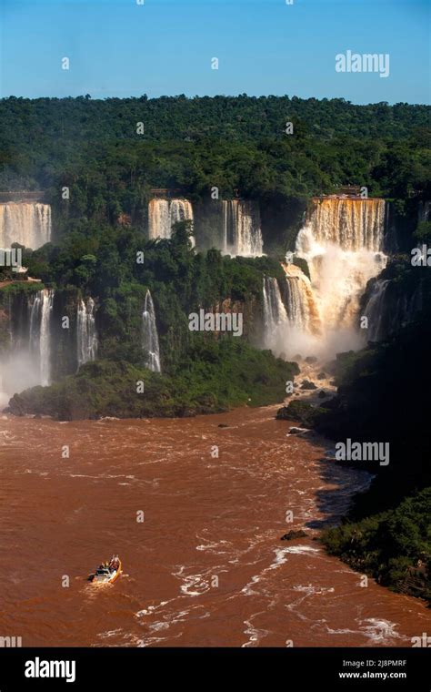Iguaçu Falls One Of The Biggest Falls In The World Paraná State