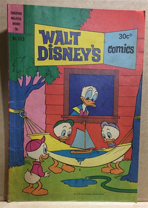 Walt Disney Comic Book Disneys No363 X Marks The Shop