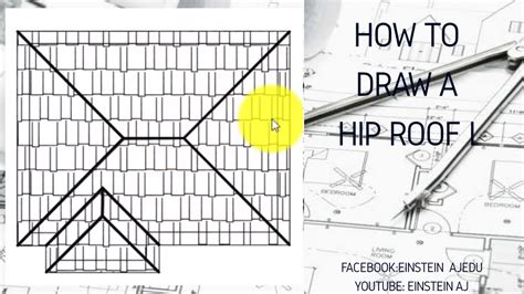 Basic Easy How To Draw A Roof Plan In Autocad Tutoria