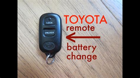 Watch app is more problematic, but okay. How to Toyota Key Fob Remote Keyless Battery Change ...