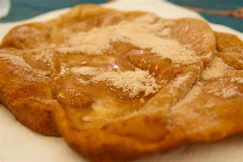 Elephant Ear Fried Disc Of Dough Rolled In Cinnamon Sugar State
