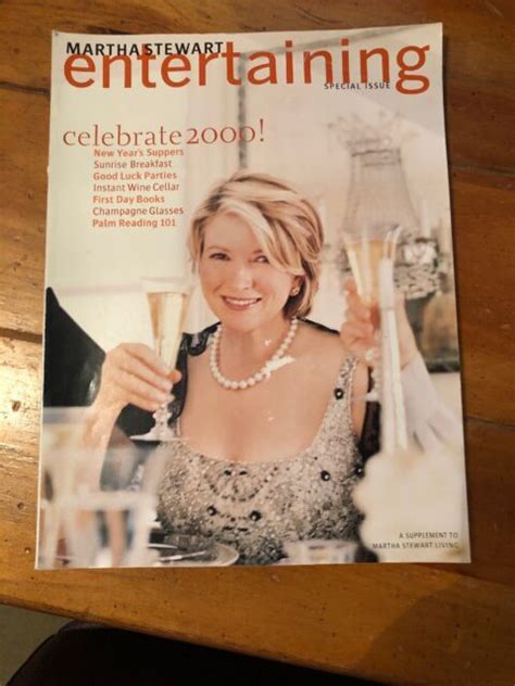 Martha Stewart Living Magazine Entertainment Special Issue Celebrate