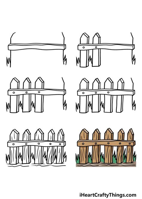 Https://techalive.net/draw/how To Draw A Fence Easy